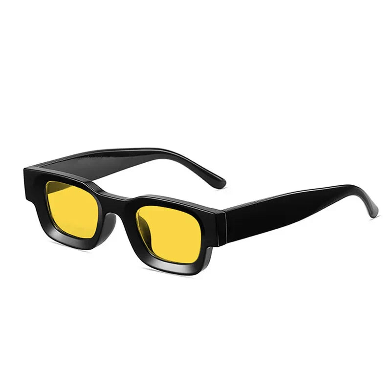 Óculos Vintage - Sol Óticas JS PRETO | AMARELO